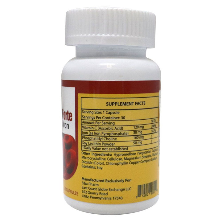 Ferrosom Forte Liposomal Iron Capsule 30's - Easy Pharmacy LLC