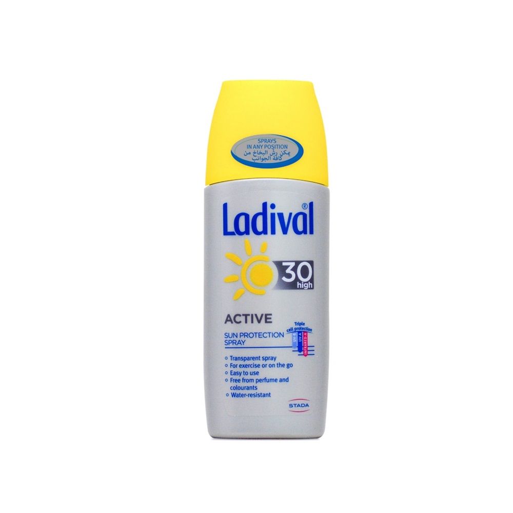 Ladival SPF30 Sun Protection Active Transparent Spray 150 mL - Easy Pharmacy LLC