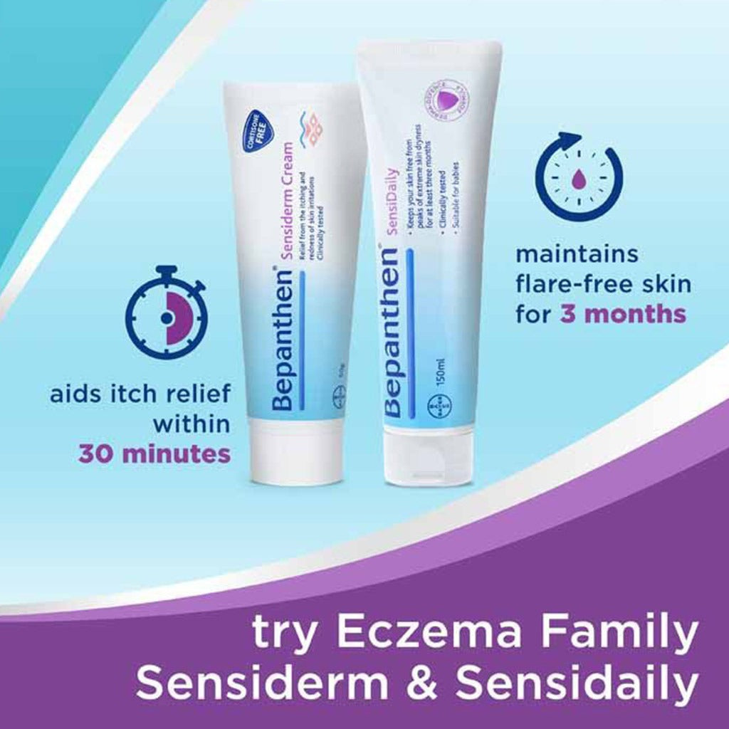 Bepanthen Sensiderm Cream, Cortisone Free, For Irritated, Itchy & Red Skin 50g - Easy Pharmacy LLC