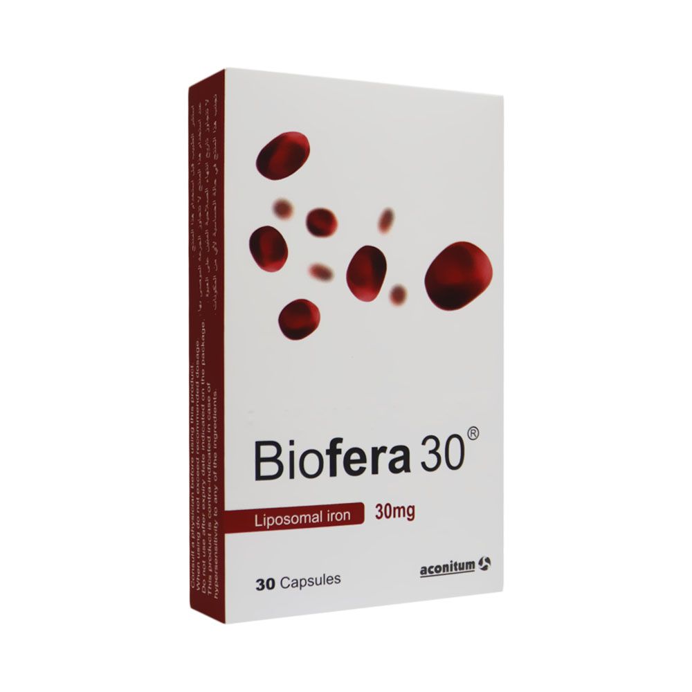 Biofera 30 mg Capsules 30's - Easy Pharmacy LLC