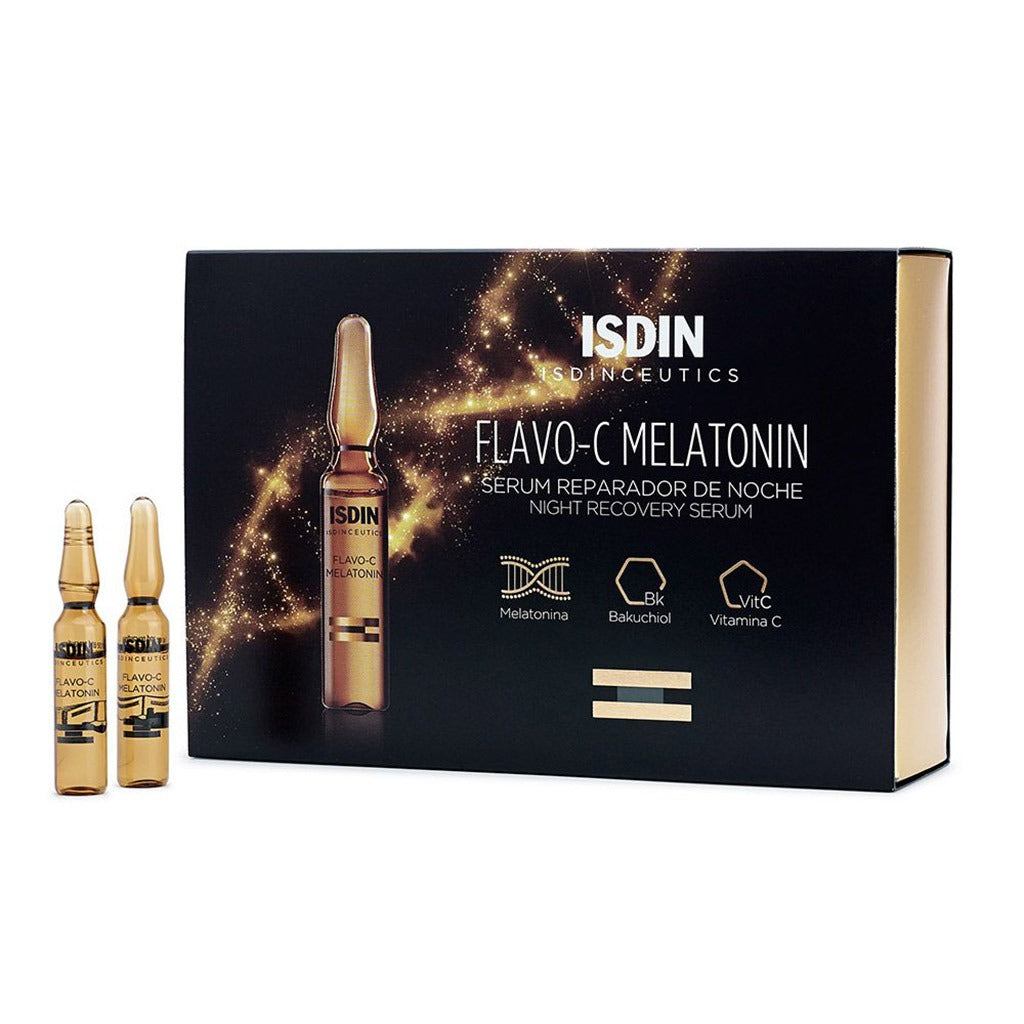 Isdin Isdinceutics Flavo-C Melatonin Ampoules 2 mL 30's - Easy Pharmacy LLC