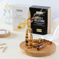 Isdin Isdinceutics Flavo-C Ultraglican Day and Flavo-C Melatonin Night Serum Ampoules 2mL, 2 x 10's
