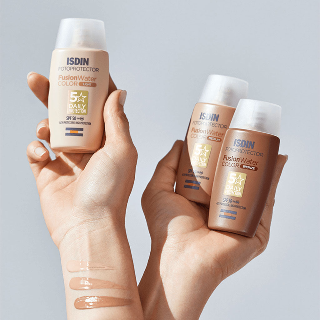 Isdin Fotoprotector SPF50+ Fusion Water Color, Medium, 50 mL - Easy Pharmacy LLC