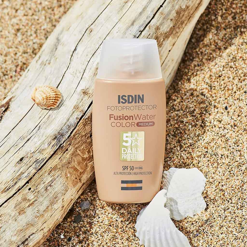 Isdin Fotoprotector SPF50+ Fusion Water Color, Medium, 50 mL - Easy Pharmacy LLC