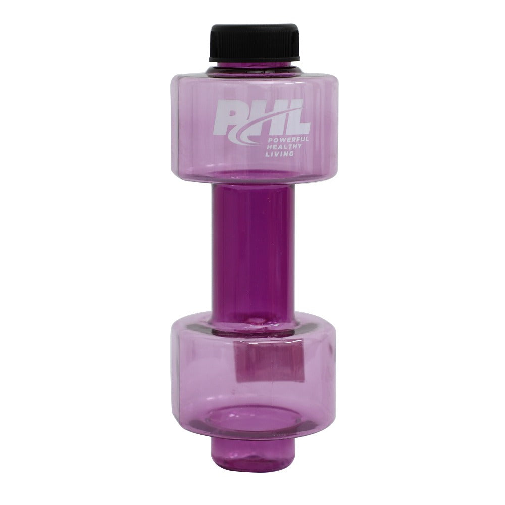 PHL Dumbbell Sports Water Bottle Purple - Easy Pharmacy LLC