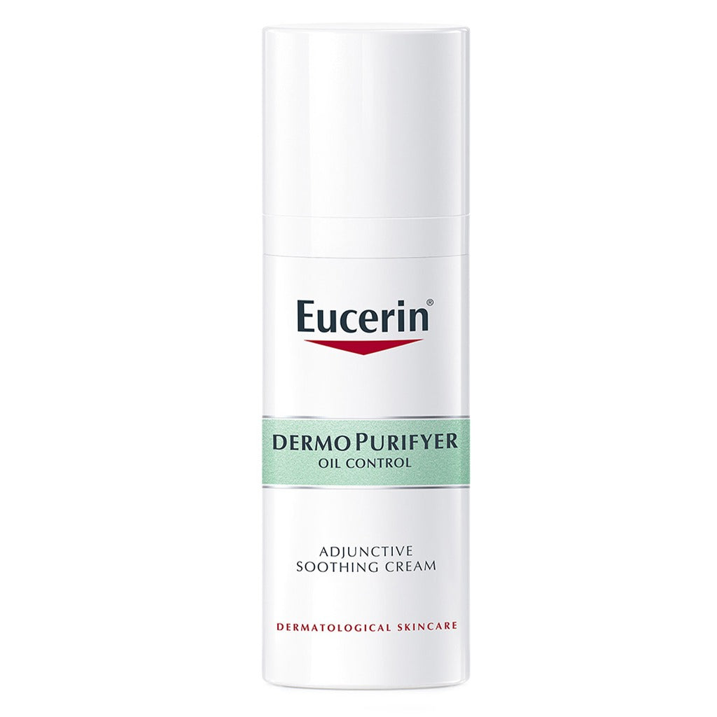 Eucerin Dermo Purifyer Oil Control SPF 30 Adjunctive Soothing Cream For Blemish Prone Skin 50ml - Easy Pharmacy LLC