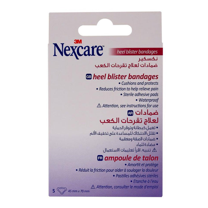 3M Nexcare HBB-5 Heel Blister Bandage 5's - Easy Pharmacy LLC