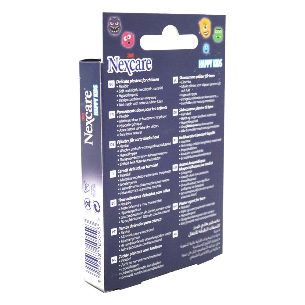 3M Nexcare Happy Kids Plasters Monster 20's - Easy Pharmacy LLC