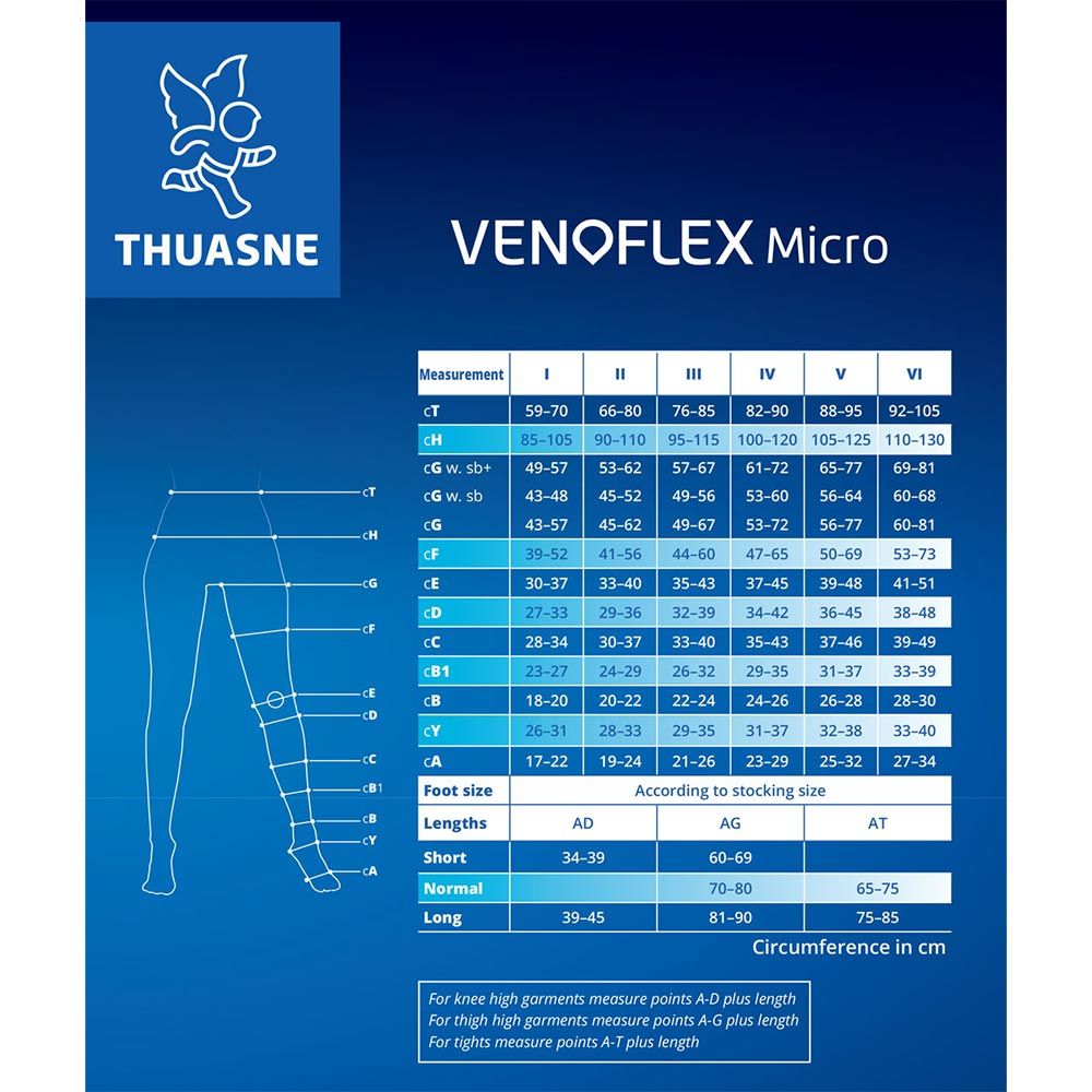 Thuasne Venoflex Micro Stockings CT Normal Caramel S4 30023 - Easy Pharmacy LLC