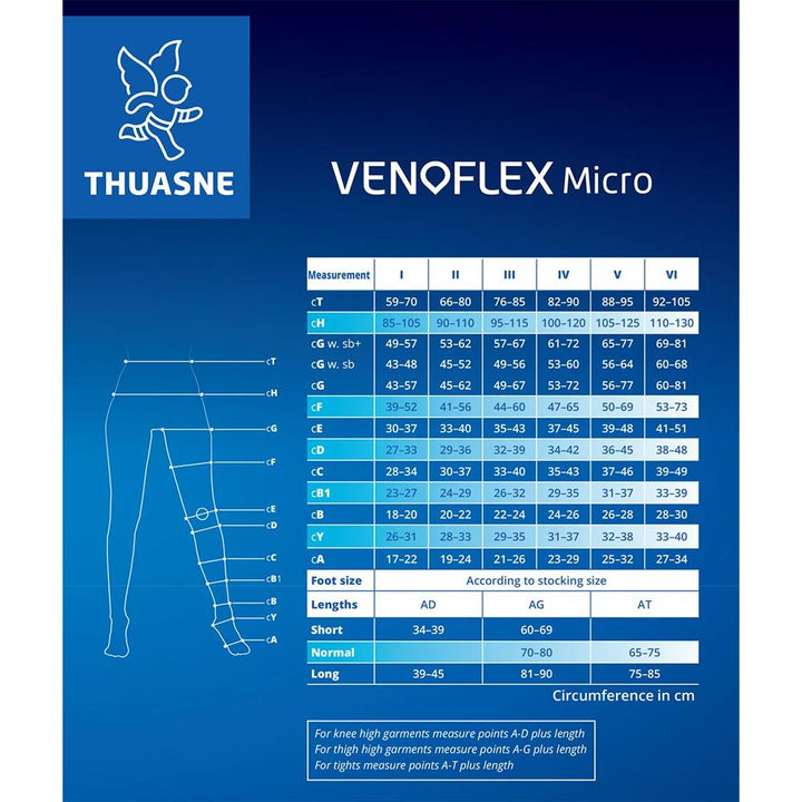 Thuasne Venoflex Micro Stockings CT Normal Caramel S5 30023 - Easy Pharmacy LLC