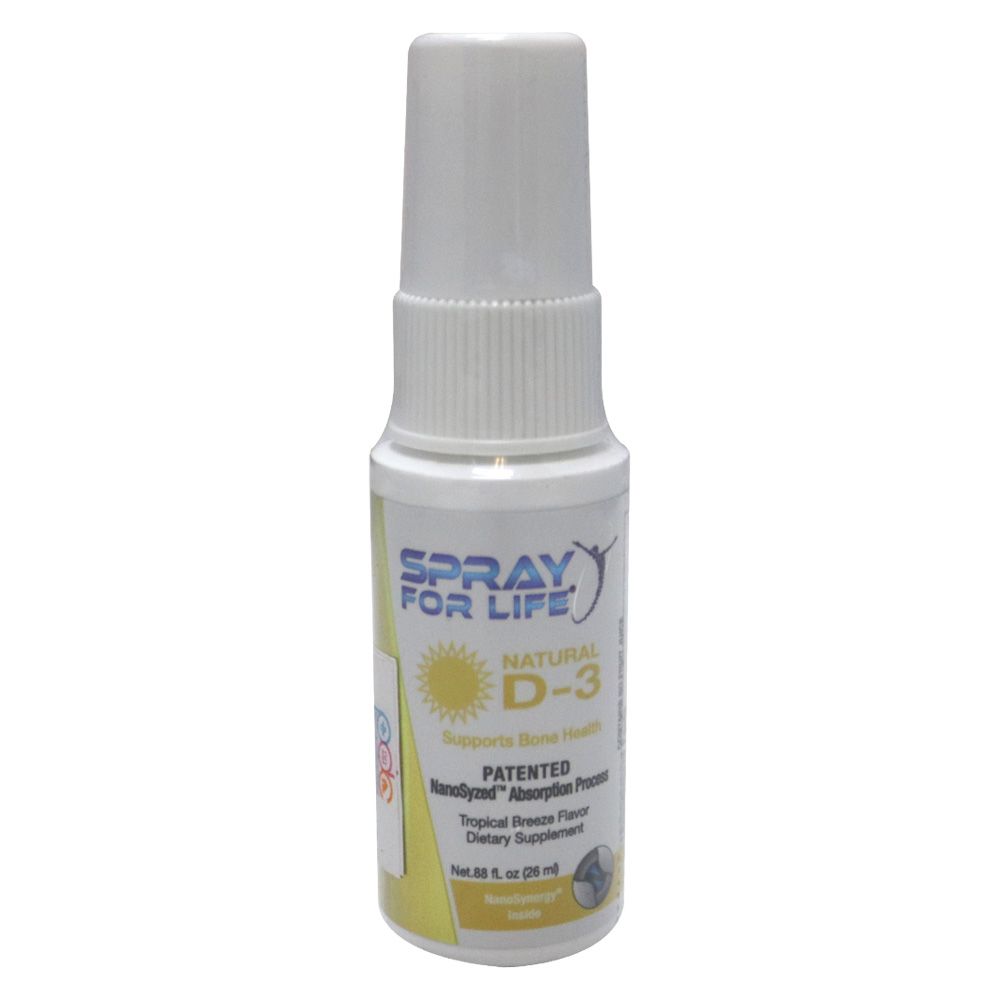 Spray For Life Natural D-3 Tropical Breeze Flavor 26 mL - Easy Pharmacy LLC