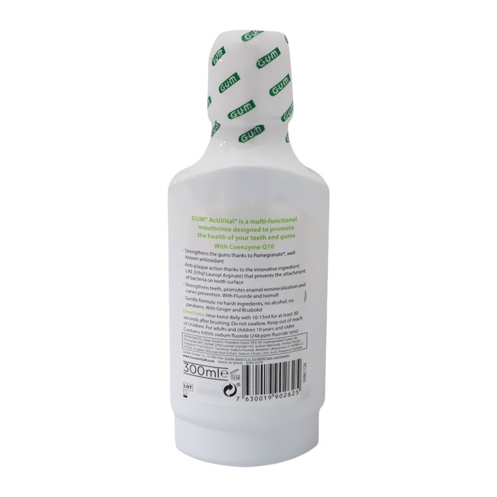 Sunstar Butler Gum Activital Q10 Mouthrinse 300 mL - Easy Pharmacy LLC