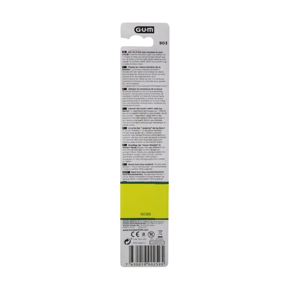 Butler Gum Junior Monster Light-Up Toothbrush 903M - Easy Pharmacy LLC