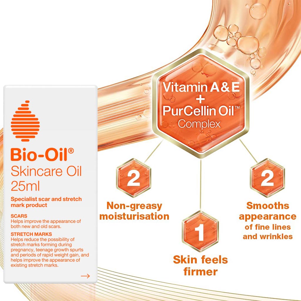 Bio-Oil Moisturising Skincare Oil For Scars & Stretch Marks 25ml - Easy Pharmacy LLC