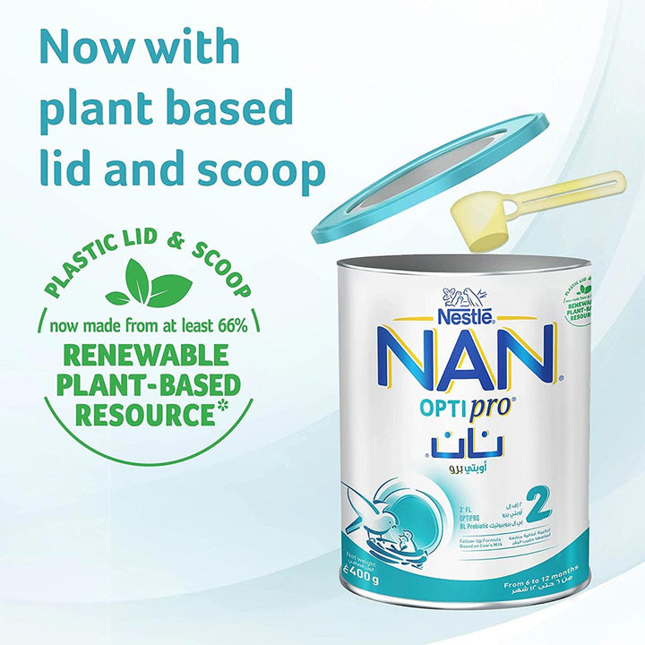 Nestle NAN Optipro Stage 2 Infant Milk Formula For 6 To 12 Months 400g - Easy Pharmacy LLC