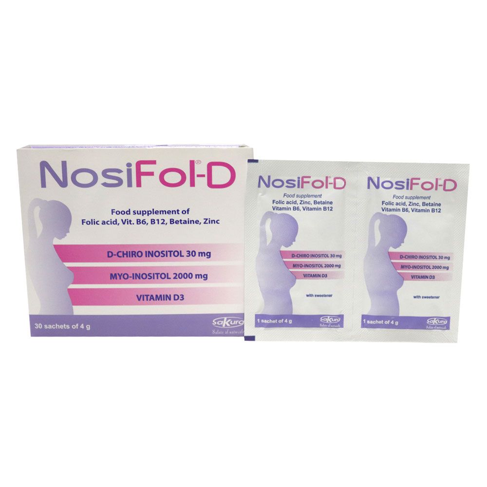 Nosifol-D Powder Food Supplement Sachet 4 g 30's - Easy Pharmacy LLC
