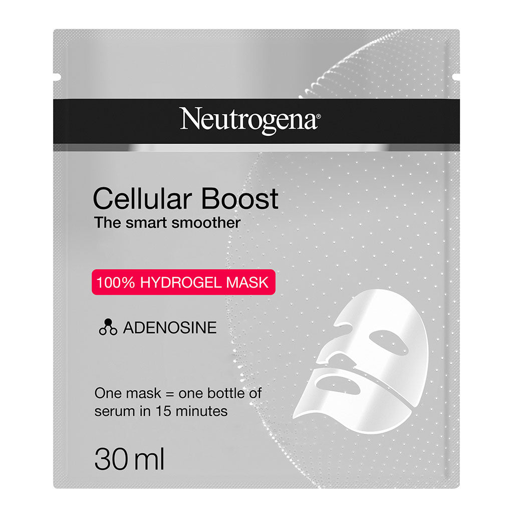 Neutrogena Cellular Boost The Smart Smoother Anti-Aging 100% Hydrogel Face Sheet Mask 30ml - Easy Pharmacy LLC
