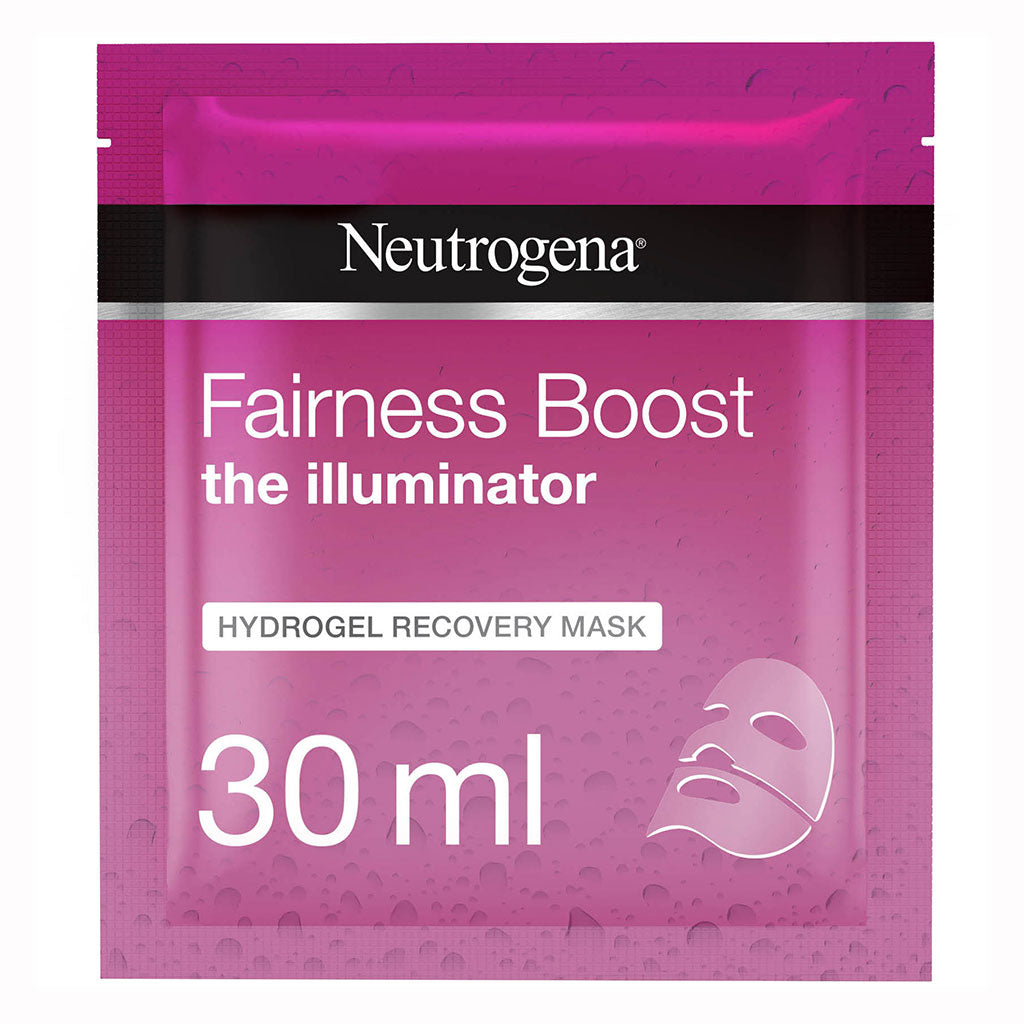 Neutrogena The Illuminator, Fairness Boost Hydrogel Recovery Sheet Mask 30ml - Easy Pharmacy LLC