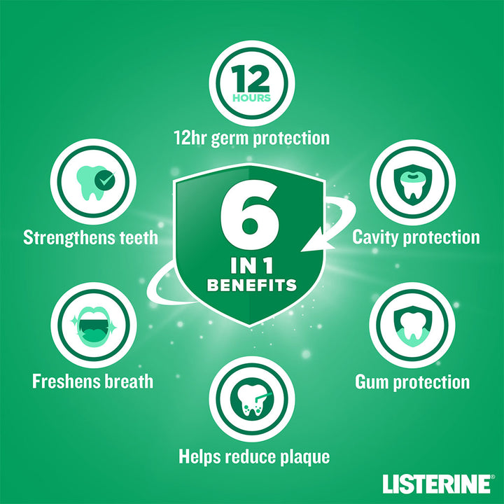 Listerine Total Care Gum Protect Mild Taste Mouthwash With Zero Alcohol 500ml - Easy Pharmacy LLC