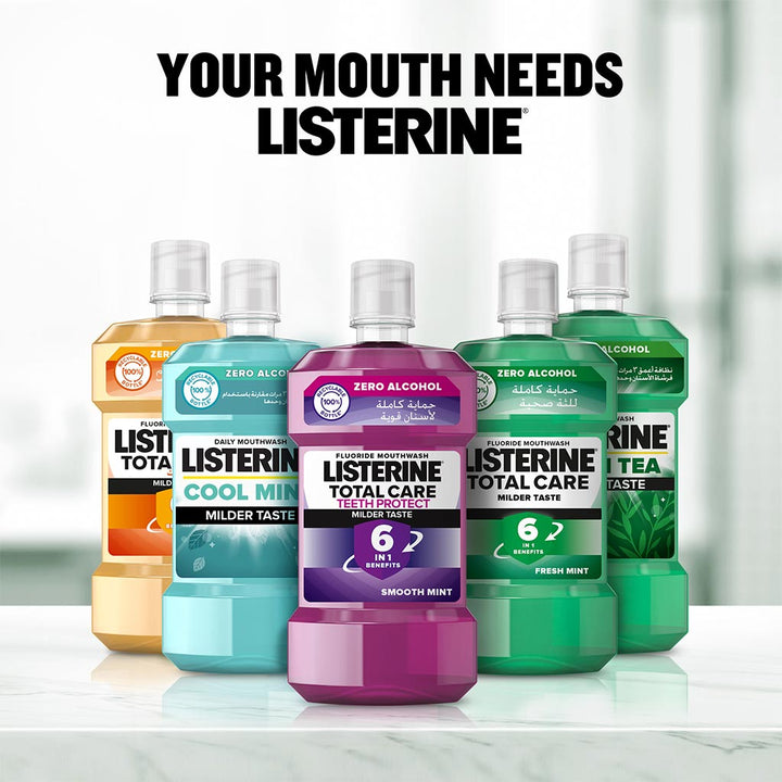 Listerine Total Care Gum Protect Mild Taste Mouthwash With Zero Alcohol 500ml - Easy Pharmacy LLC