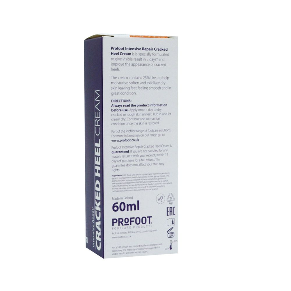 Profoot Intensive Repair Cracked Heel Cream 60 mL - Easy Pharmacy LLC