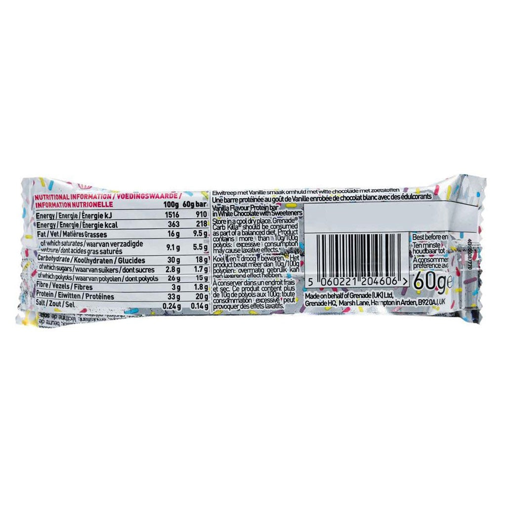 Grenade Carb Killa® Protein Bar Birthday Cake 60 g 1's - Easy Pharmacy LLC