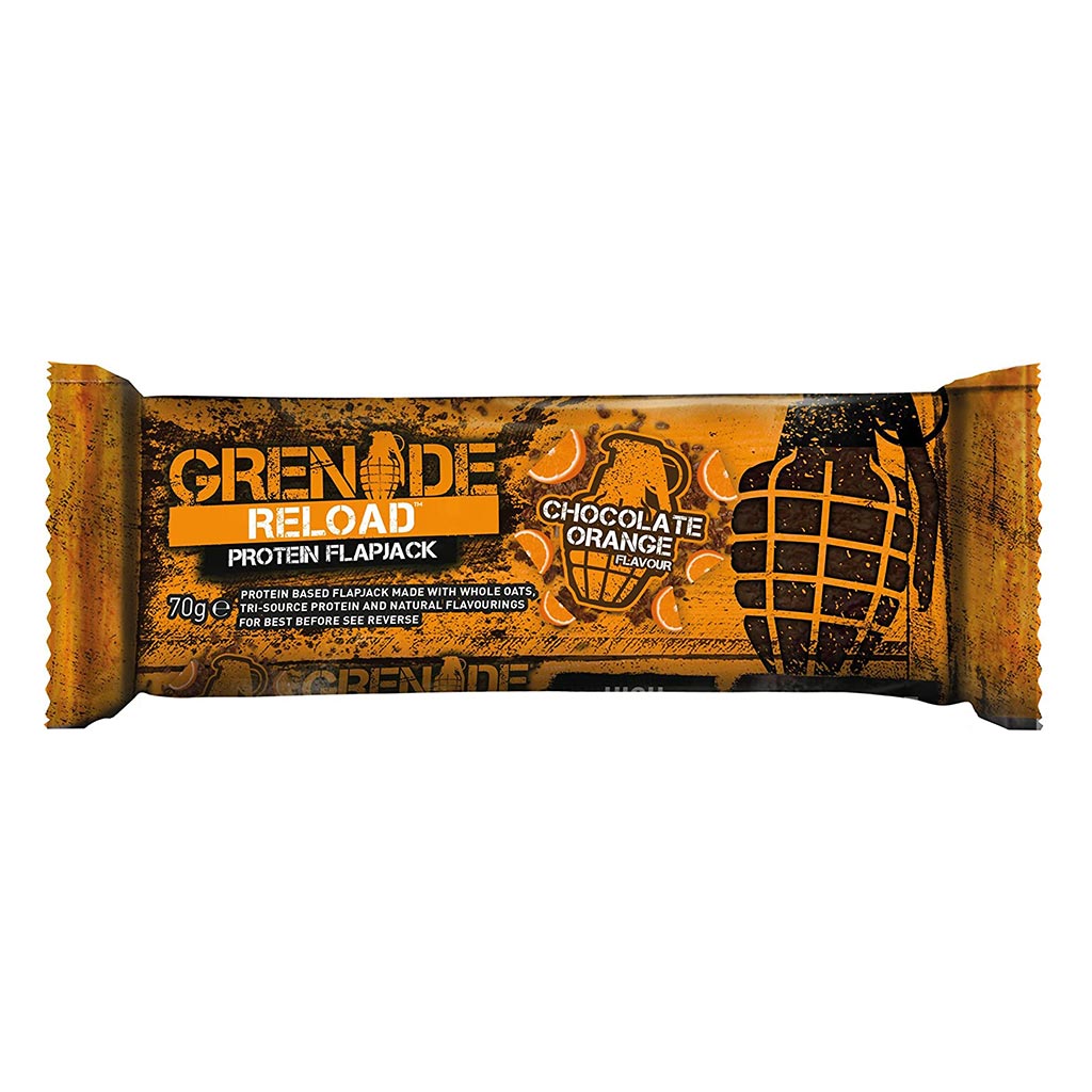 Grenade Reload Protein Flapjack Chocolate Orange 70 g 1's - Easy Pharmacy LLC