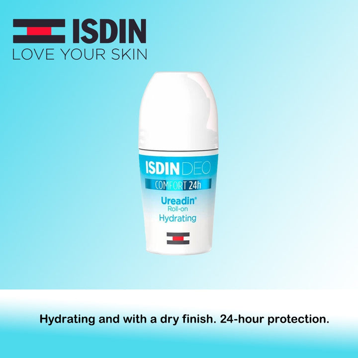 Isdin Deo Ureadin Comfort 24 Hour Hydrating Ureadin Roll On 50 mL - Easy Pharmacy LLC