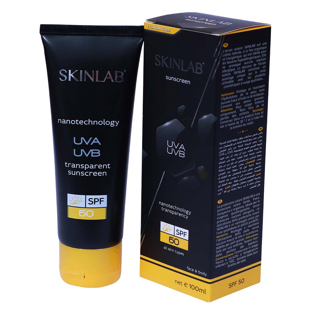 Skinlab UVA/UVB SPF50 Transparent Sunscreen 100 mL - Easy Pharmacy LLC