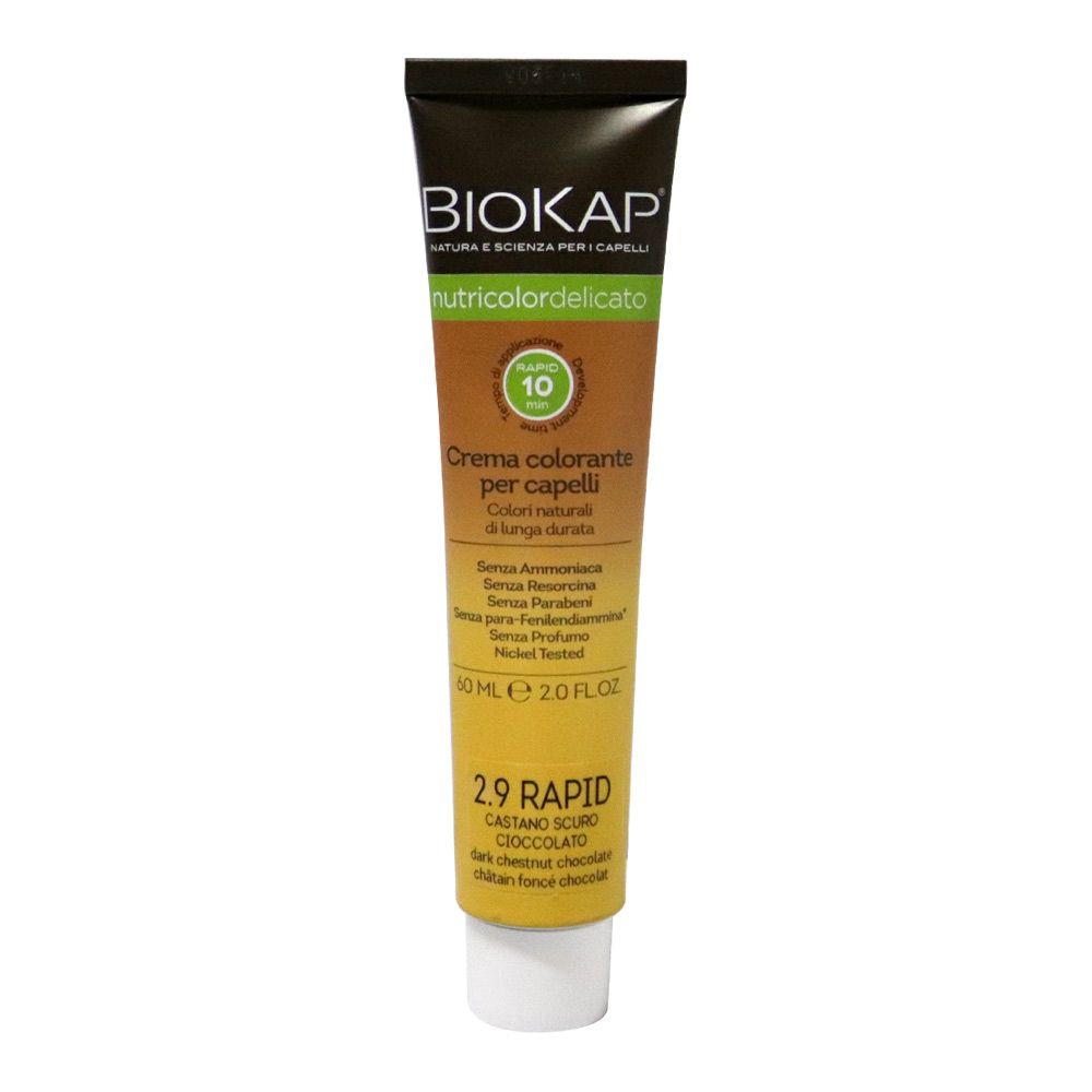 Biokap Nutricolor Delicato Rapid 2.9 Dark Chestnut Chocolate 135 mL - Easy Pharmacy LLC