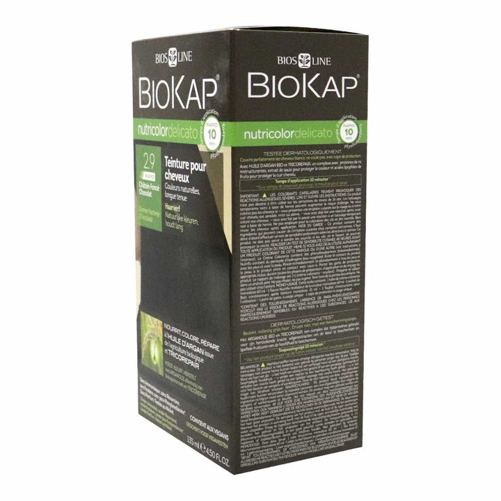 Biokap Nutricolor Delicato Rapid 2.9 Dark Chestnut Chocolate 135 mL - Easy Pharmacy LLC