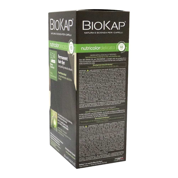 Biokap Nutricolor Delicato Rapid 5.34 Honey Chestnut 135 mL - Easy Pharmacy LLC