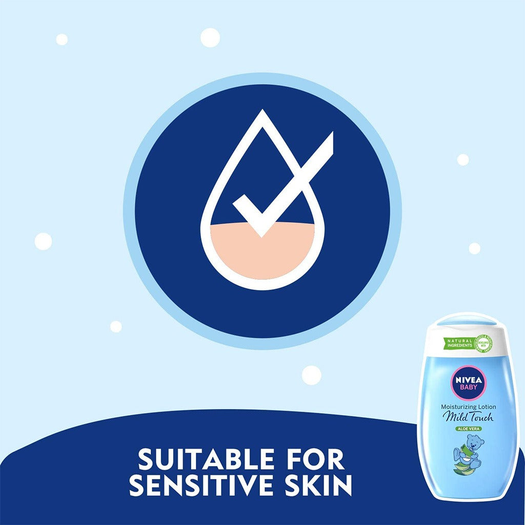 Nivea Baby Mild Touch Aloe Vera Moisturizing Lotion 500 mL - Easy Pharmacy LLC