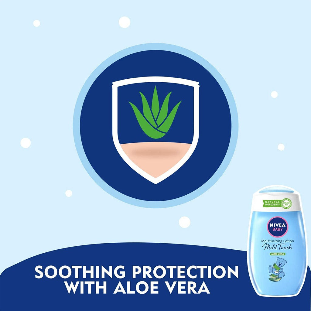 Nivea Baby Mild Touch Aloe Vera Moisturizing Lotion 500 mL - Easy Pharmacy LLC