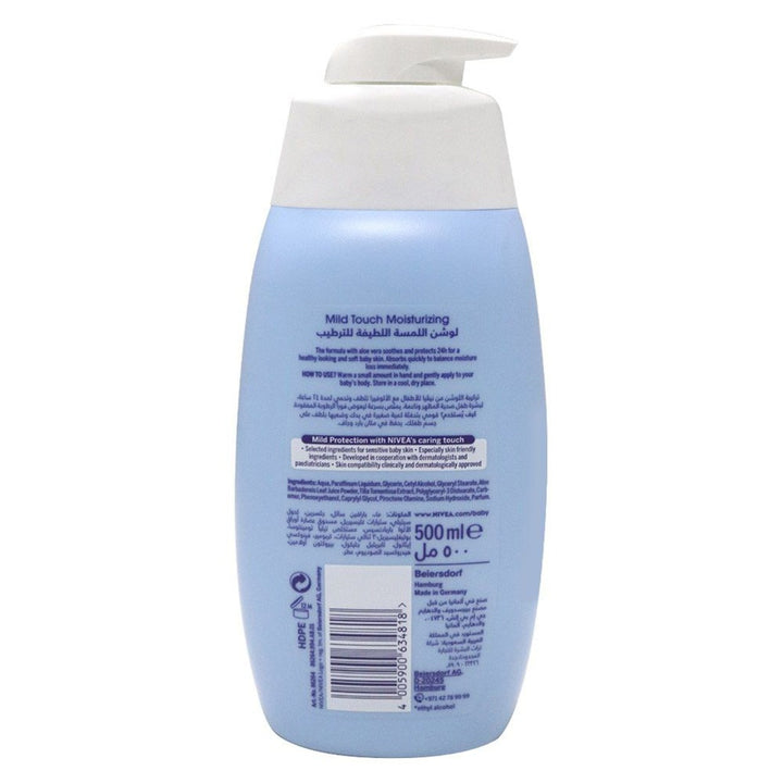 Nivea Baby Mild Touch Aloe Vera Moisturizing Lotion 500 mL - Easy Pharmacy LLC