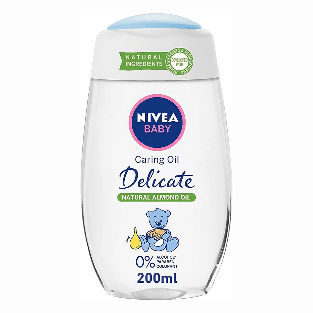 Nivea Baby Delicate Caring Oil 200 mL - Easy Pharmacy LLC