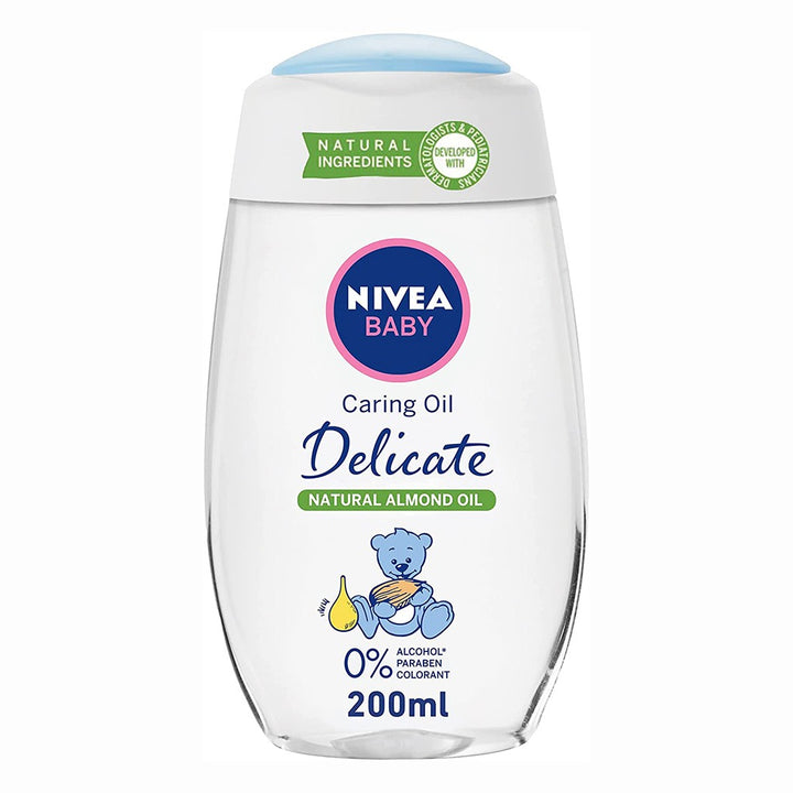 Nivea Baby Delicate Caring Oil 200 mL - Easy Pharmacy LLC