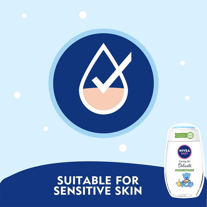 Nivea Baby Delicate Caring Oil 200 mL - Easy Pharmacy LLC