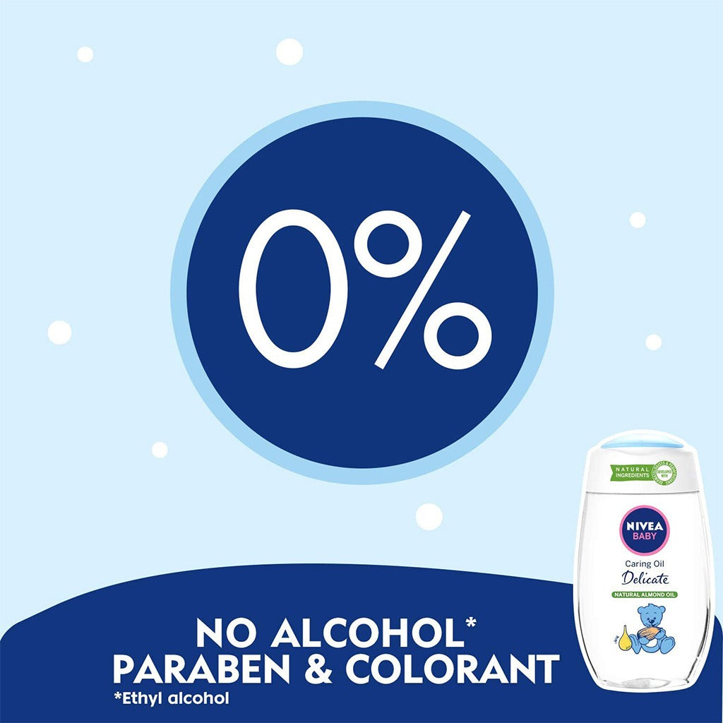 Nivea Baby Delicate Caring Oil 200 mL - Easy Pharmacy LLC