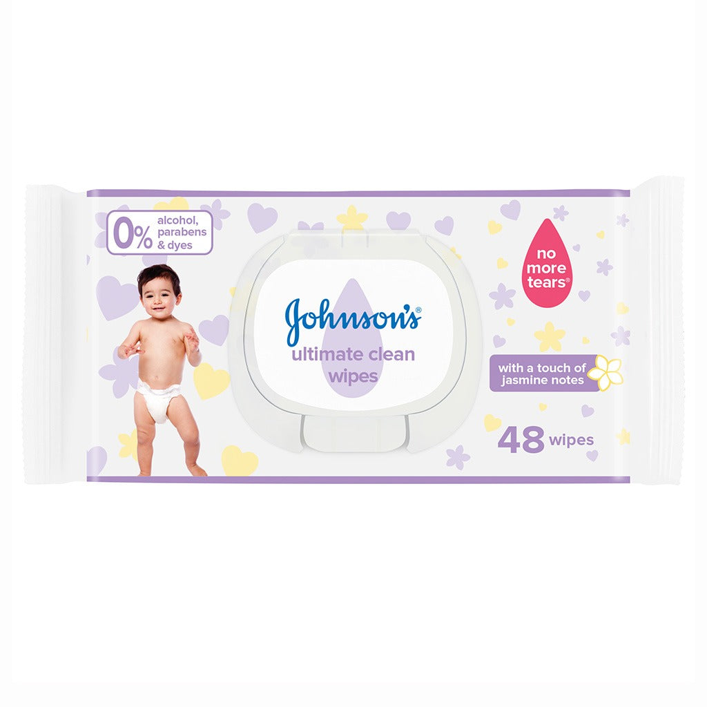 Johnson's Ultimate Clean Baby Wipes, Pack of 48's - Easy Pharmacy LLC