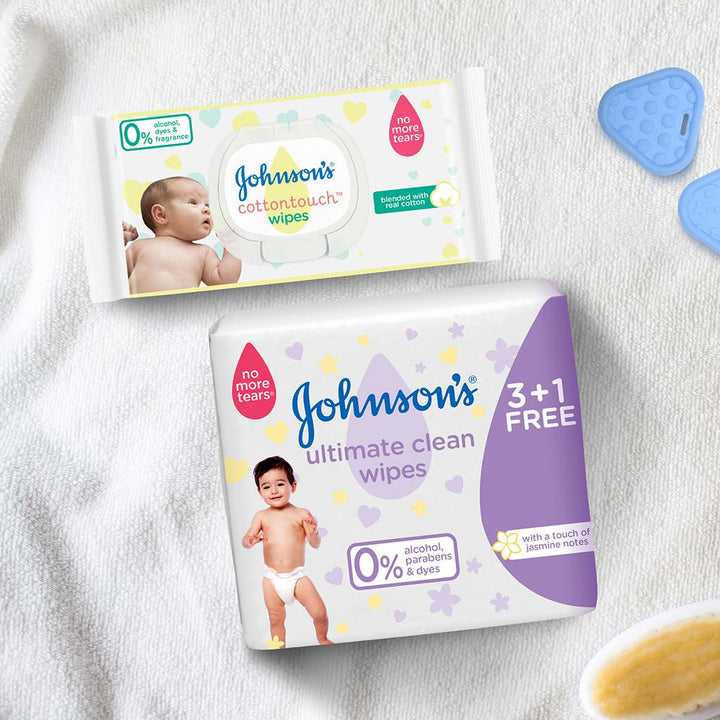 Johnson's Ultimate Clean Baby Wipes, Pack of 48's - Easy Pharmacy LLC