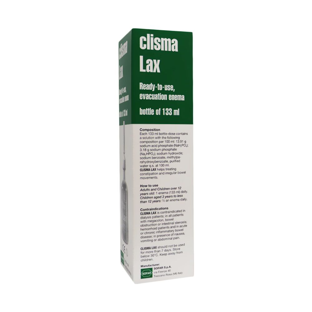 Clisma Lax Enema 133 mL - Easy Pharmacy LLC