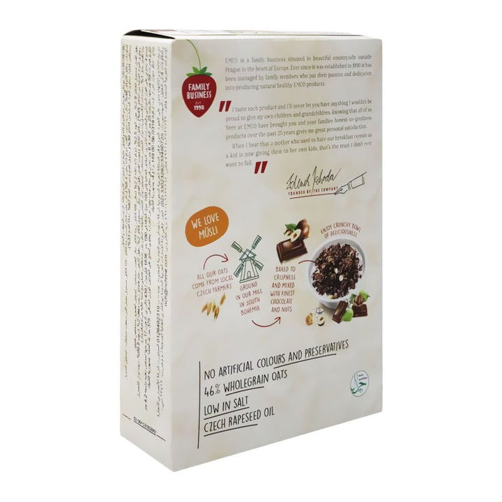 Emco Crunchy Musli With Choco and Hazelnuts 375 g PROMO - Easy Pharmacy LLC