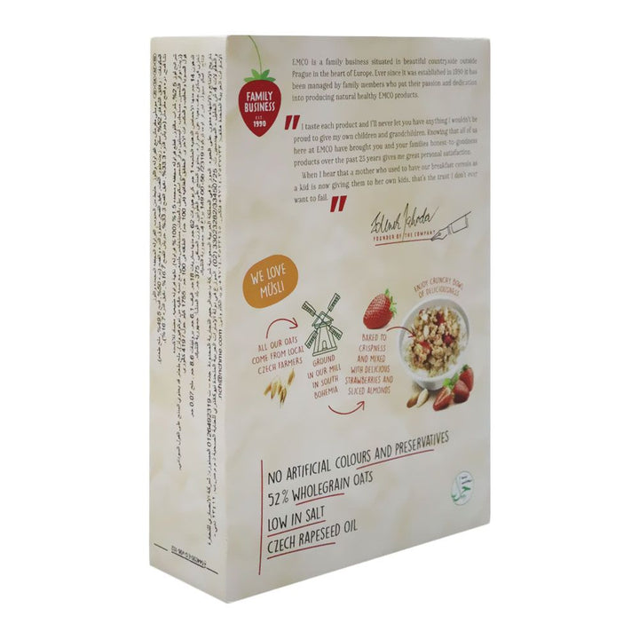 Emco Crunchy Musli With Strawberry and Almonds 375 g PROMO - Easy Pharmacy LLC
