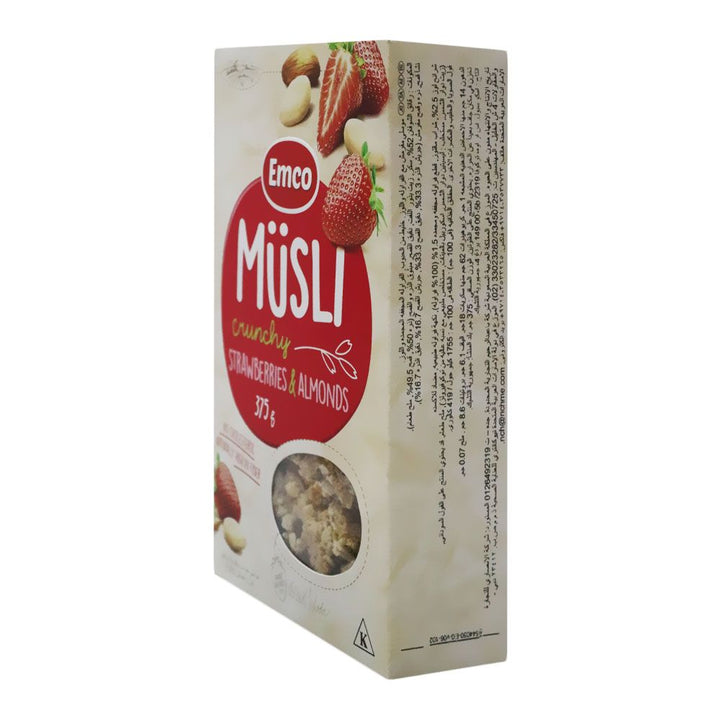 Emco Crunchy Musli With Strawberry and Almonds 375 g PROMO - Easy Pharmacy LLC