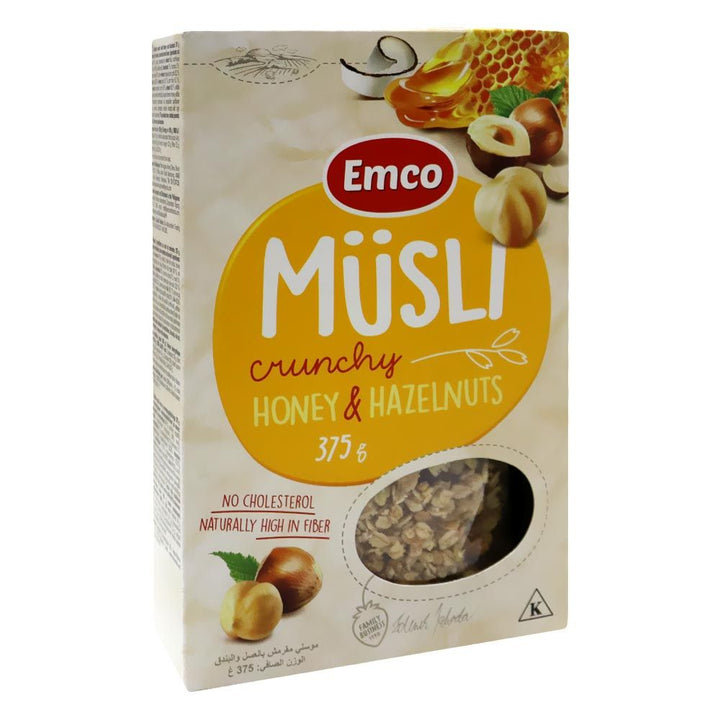 Emco Crunchy Musli With Honey and Nuts 375 g Promo - Easy Pharmacy LLC