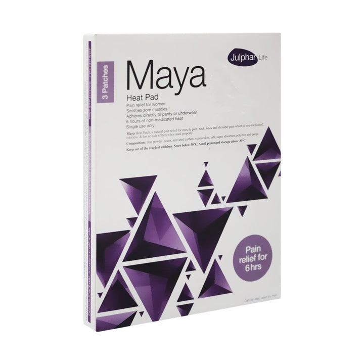Maya Heat Pad For Menstruation Pain 3's - Easy Pharmacy LLC