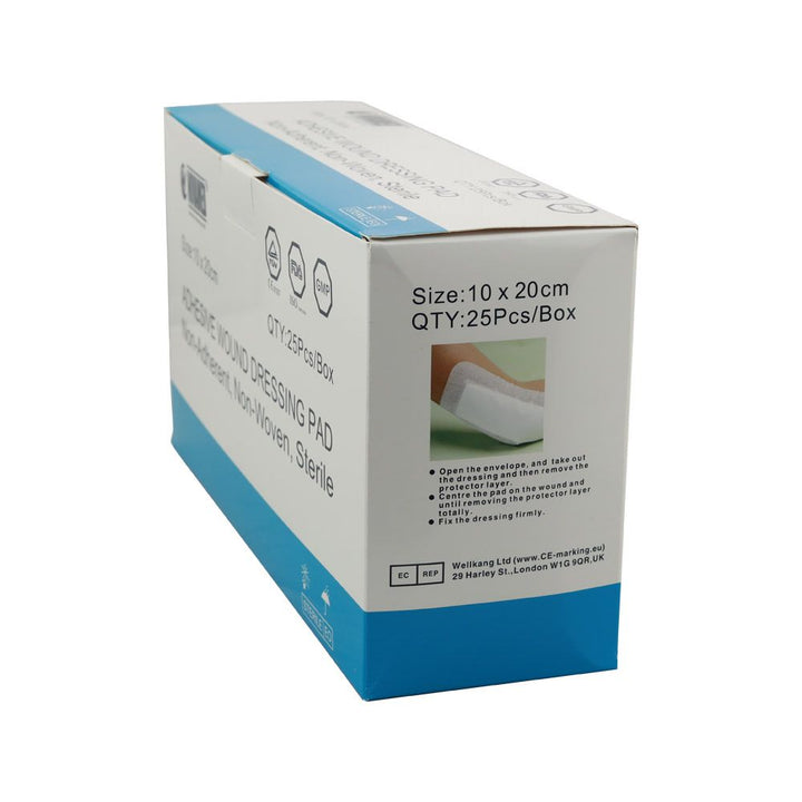 Novamed Adhesive Wound Dressing Pad 10 x 20 cm 25's - Easy Pharmacy LLC