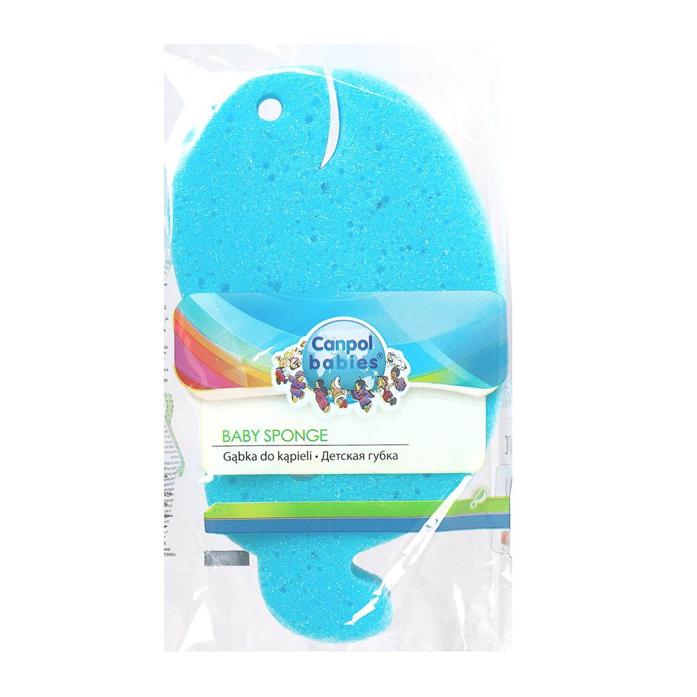 Canpol Babies Animal Shape Baby Bath Sponge Blue 43/104 - Easy Pharmacy LLC