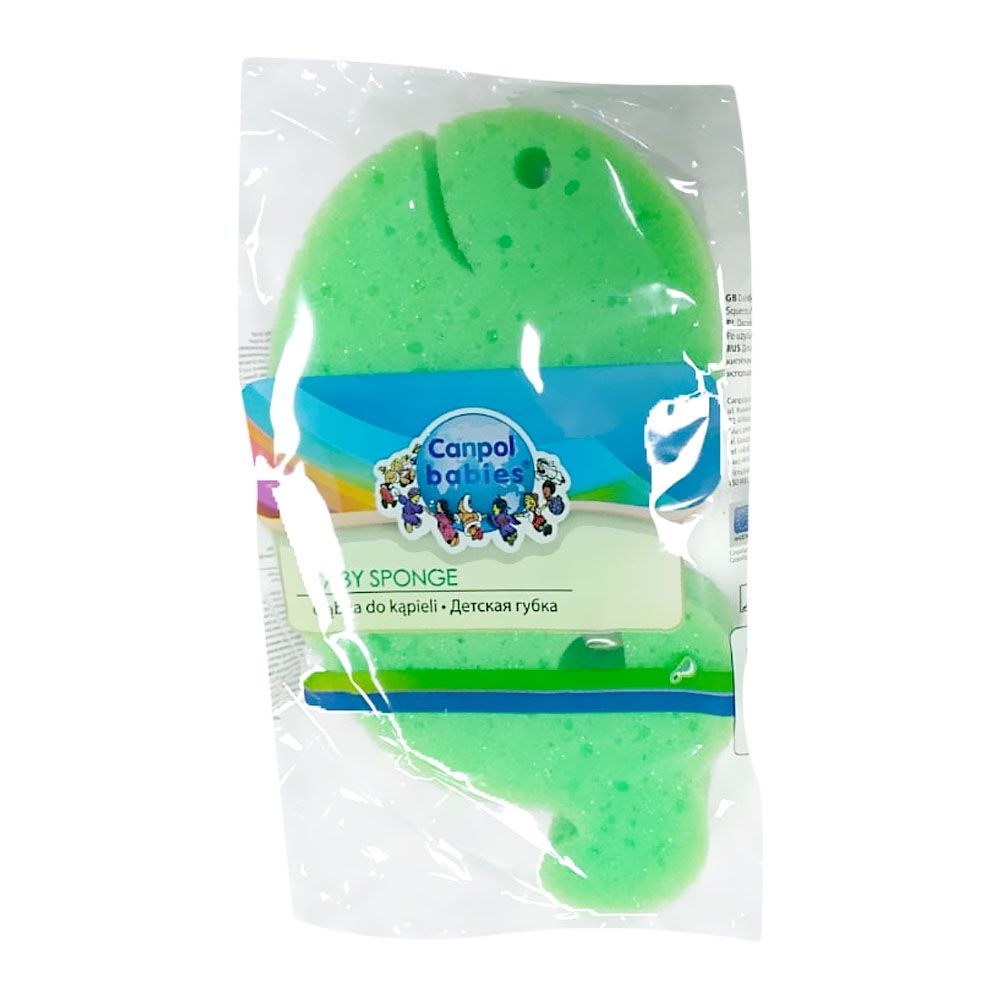 Canpol Babies Animal Shape Baby Bath Sponge Green 43/104 - Easy Pharmacy LLC